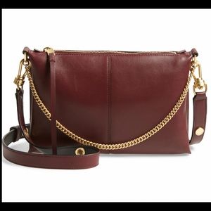 ALL SAINTS Eve Convertible Leather Crossbody Bag